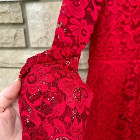 Torrid Red Lace Dress - Picture 5 of 10